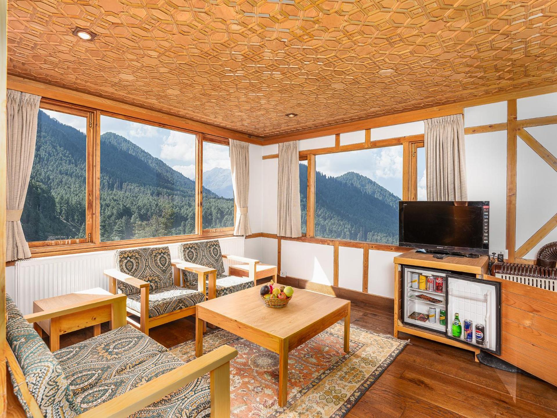 100 m² dengan 1 bilik tidur dan 1 bilik mandi peribadi di Pahalgam Luaran gambar
