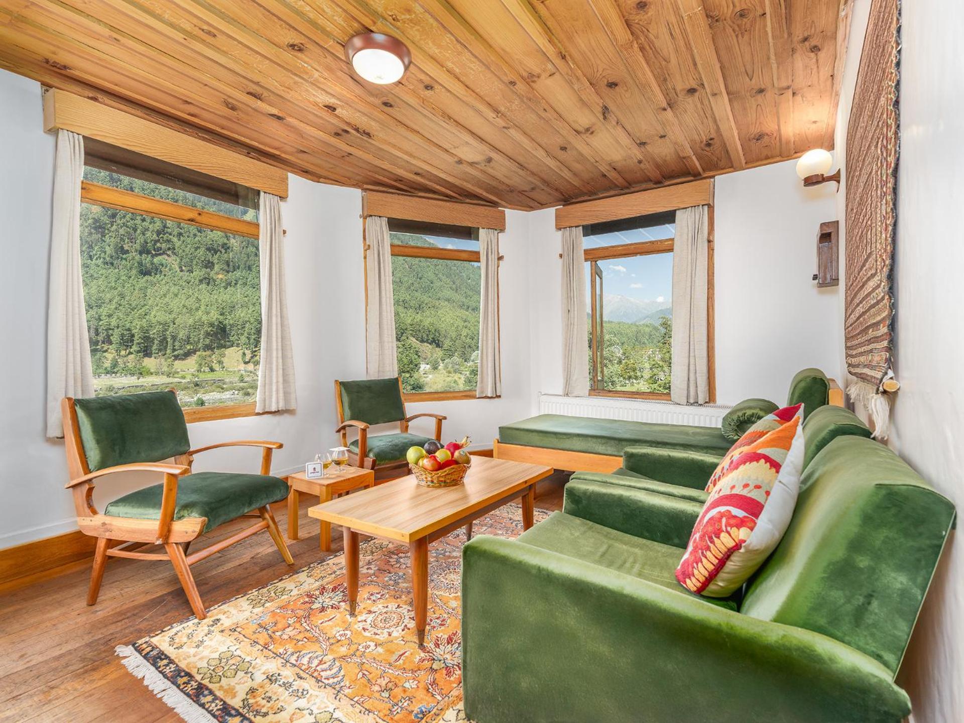 100 m² dengan 1 bilik tidur dan 1 bilik mandi peribadi di Pahalgam Luaran gambar