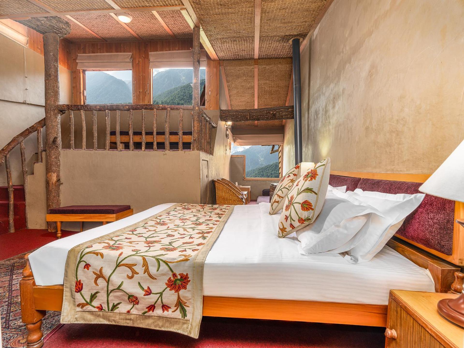 100 m² dengan 1 bilik tidur dan 1 bilik mandi peribadi di Pahalgam Luaran gambar